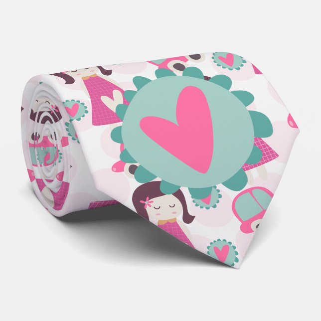 Cravate Les Filles Se Rendre À Des Endroits (Roulé)