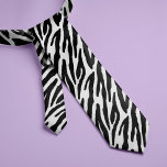 Cravate Les Patterns de Zebra Stripe<br><div class="desc">Cravate personnalisée d'impression Zebra</div>