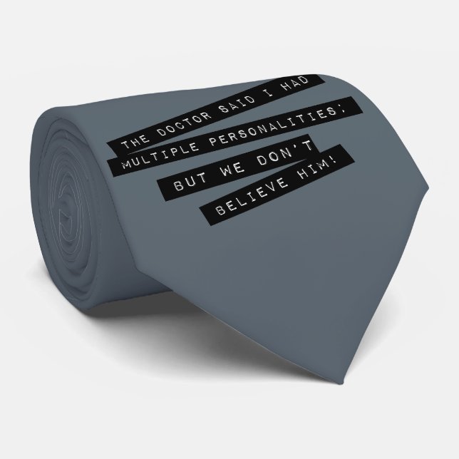 Cravate Les personnalités multiples de ' Have de docteur (Roulé)