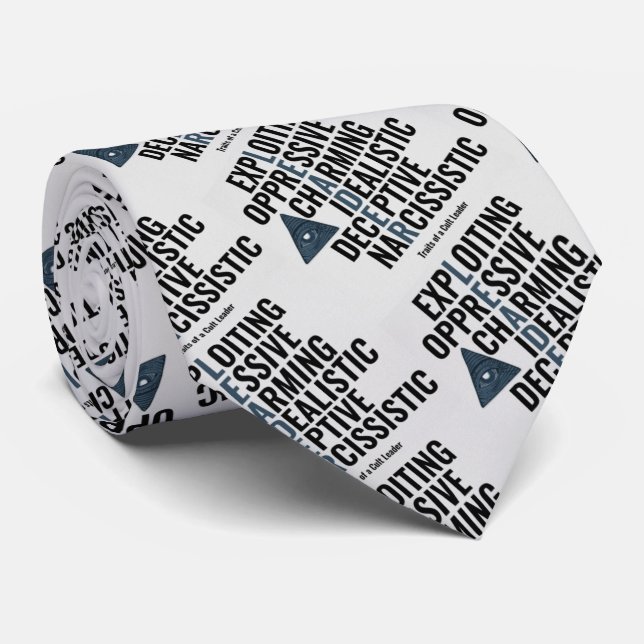 Cravate Les traits d'un leader de culte (Roulé)