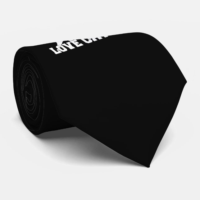 Cravate Les vrais hommes aiment les chats (Roulé)