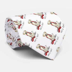 Cravate Let's Go! Yellow Lab Labrador Retriever Dog Cute