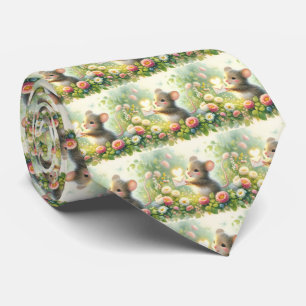 Cravate Lettre d'amour de souris de cottage Prairie