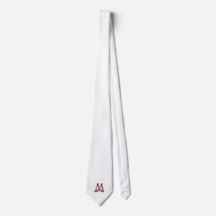 Cravate Lettre M Monogramme