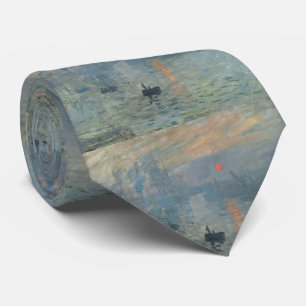 Cravate Lever de soleil Soleil Levant d'impression de