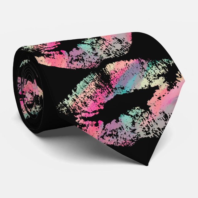 Cravate Lèvres élégantes #16 (Roulé)