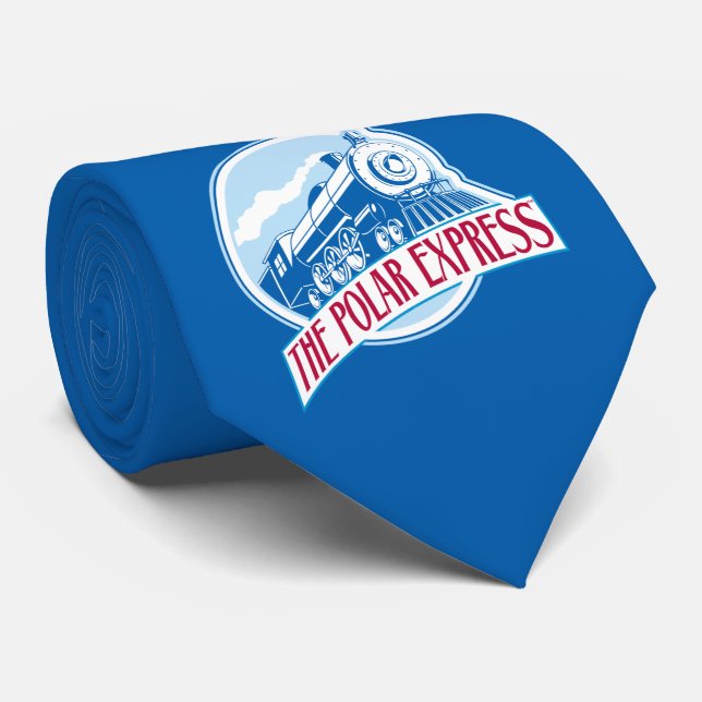 Cravate L'Express polaire | Insigne de train (Roulé)
