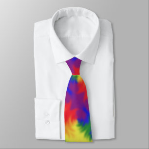 Cravate LGBT Pride Rainbow Colonnes Art Abstrait