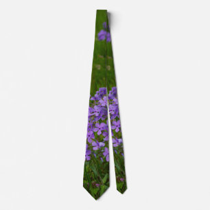 Cravate Lien Phlox Bleu Sauvage