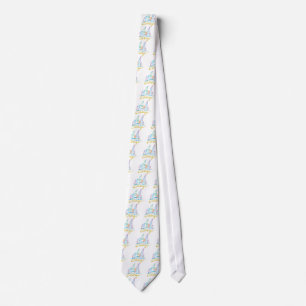 Cravate Ligne Skyline de Chicago Windy City