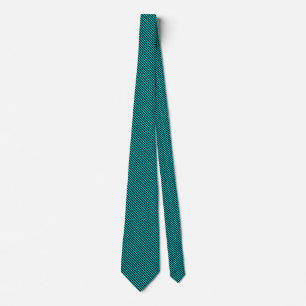 Cravate Lignes noires 45° et bleues Cyan II