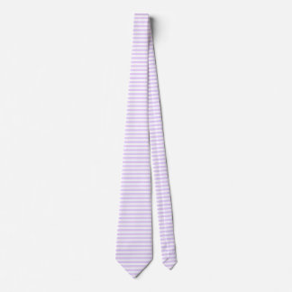 Cravate Lilac violet et blanc bonbons rayures