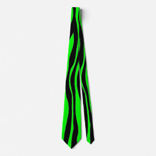 Cravate Lime Green Zebra