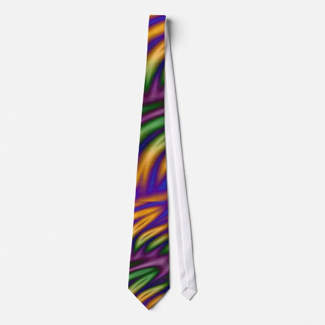 Cravate Liquide Oil Art Necktie (Devant)