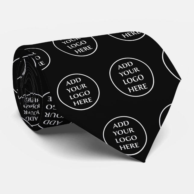 Cravate Logo Ici Professionnel Entreprise Entreprise Entre (Roulé)