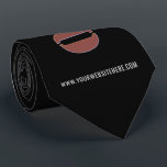 Cravate Logo Personnalisé Promotionnel Business<br><div class="desc">Logo personnalisé et texte promotionnel Entreprise personnalisée - Ajouter votre logo / image et texte / information - Redimensionner et déplacer des éléments avec outil de personnalisation. Choisissez / ajoutez votre couleur arrière - plan préférée !</div>