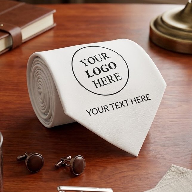 Cravate Logo Promotionnel Personnalisé – Aucune Commande M (Créateur téléchargé)