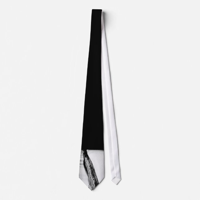 Cravate longue dure froide solitaire (Devant)
