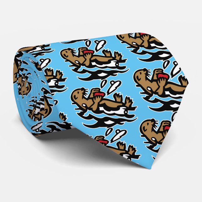 Cravate Loutre de mer (Roulé)
