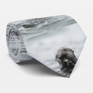 Cravate Loutre de mer adorable
