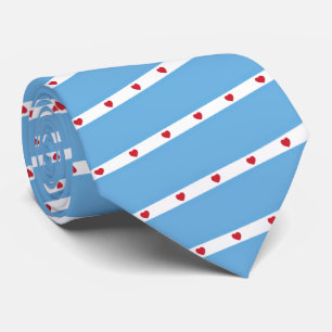 Cravate Love de Chicago   Neck Tie   Small Angle Stripe