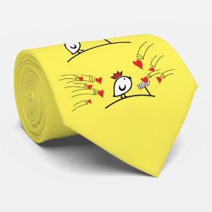 Cravate LOVE ECHO - Bande dessinée Tweetlercools 1