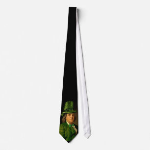 Cravate Lucky Ben Franklin Saint Patrick's Day