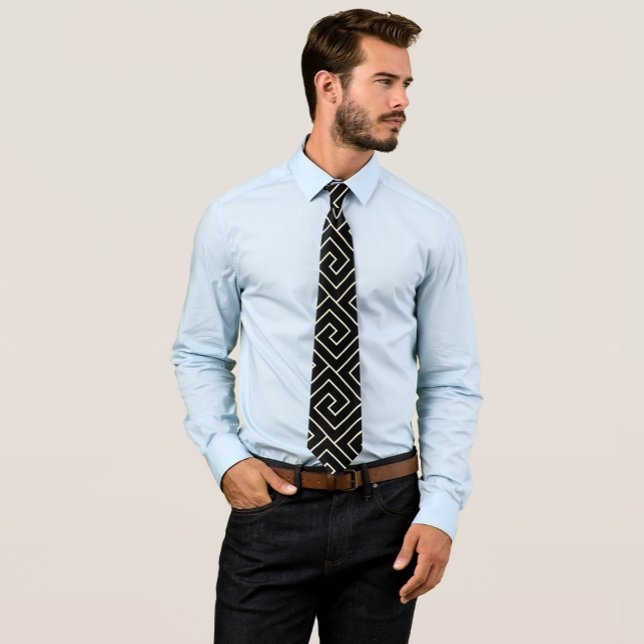 Cravate Luxueux noir  (Créateur téléchargé)