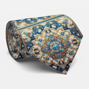 Cravate Luxueux Style de Designer Persan   Faux Col de Ser