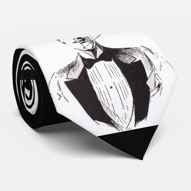 Cravate M. Classy, homme bien habillé (Roulé)