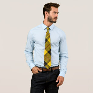 Cravate MacLeod Scottish Clan Tartan Plaid Motif