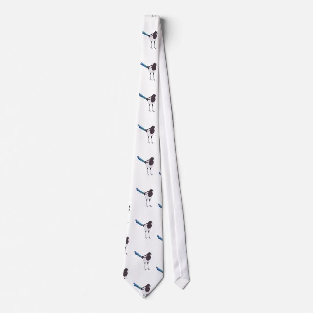 Cravate Magpie Bird (Devant)