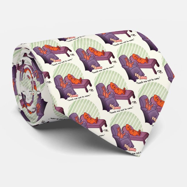 Cravate Major Loser M'Apprend À Ne Pas M'Intéresser Cravat (Roulé)