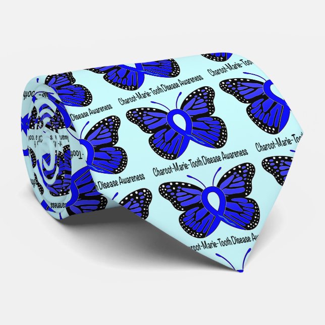 Cravate Maladie de Charcot-Marie-Tooth (Roulé)