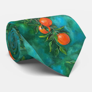 Cravate Mandarines par une nuit d'hiver par Alfred Fox
