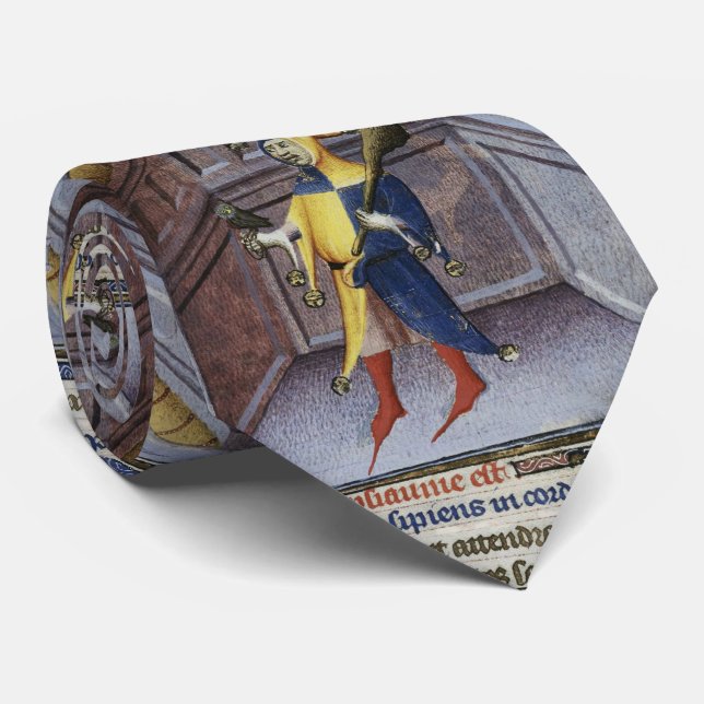 CRAVATE MANUSCRIT MÉDIÉVAL DE LA MAIN DE JESTER (Roulé)
