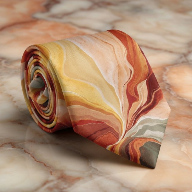 Cravate Marbre Élégant de Couleur Claire (Créateur téléchargé)
