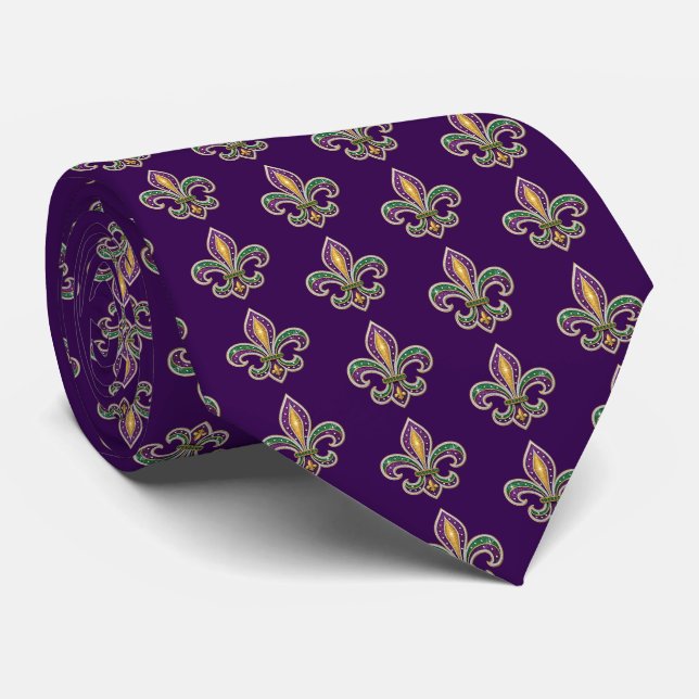 Cravate Mardi Gras (Roulé)