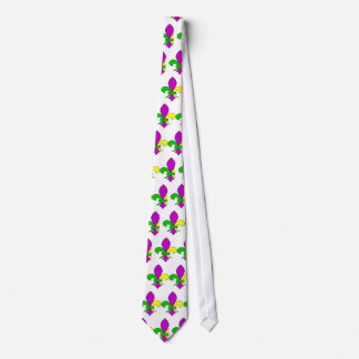 Cravate Mardi Gras Fleur De Lis