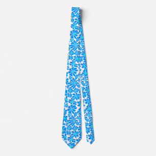 Cravate Marguerite en 2 teintes B02.bblue