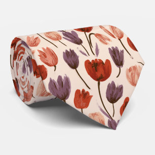 Cravate Mariage Bohème Fleur de Tulipe 