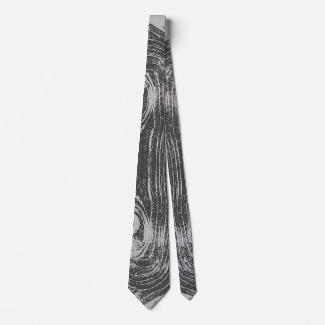 Cravate Mariage Champêtre en Bois Rustique de Style Campag (Devant)