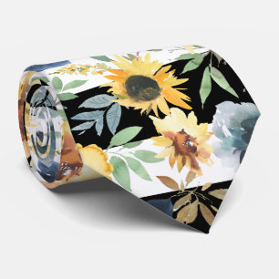 Cravate Mariage de grandeurs noir et blanc