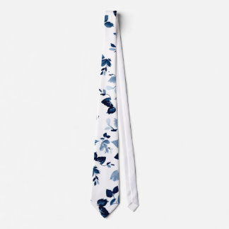 Cravate Mariage floral bleu Necktie