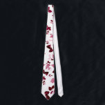 Cravate Mariage floral de Bourgogne Necktie<br><div class="desc">Mariage Floral Bourgogne Necktie. Cette cravate florale Burgundy Blush deviendra certainement le centre d'attention,  fabuleux et fleuri.</div>