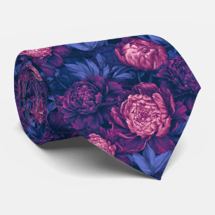 Cravate Mariage Frère Floral Pivoines Mariage au Bord de M