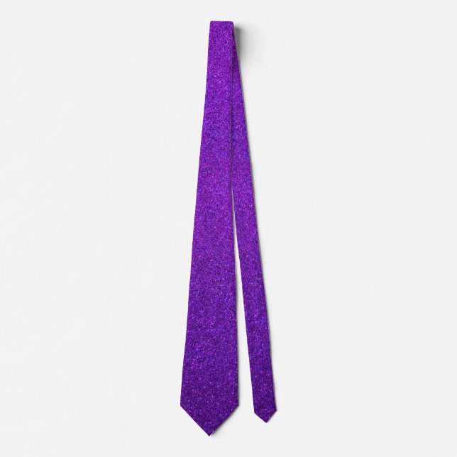 Cravate Mariage moderne de la fête des pères Plum Pailleté (Devant)