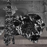 Cravate Mariage noir Damask blanc<br><div class="desc">Un spectaculaire cravate mariage noir et blanc avec damas floral noir et blanc mélangé avec des flancs vintages noirs et gris. Fait un cravate parfait pour les mariés et les groomsmen.</div>