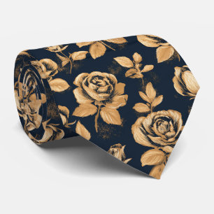 Cravate Mariée à motif floral père destination mariage