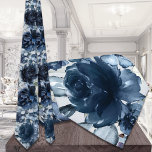 Cravate Marine Peonies Mariage de verdure<br><div class="desc">Une profusion de fleurs et de verdure bleu marine avec de somptueuses pivoines marines et une végétation poussiéreuse d'eucalyptus bleus.</div>